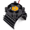 "Support ventilateur moteur en alu diam 36 mm + Ventilateur 30x30"