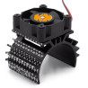 "Support ventilateur moteur en alu diam 36 mm + Ventilateur 30x30"