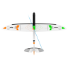 PLANEUR KAVAN TWISTY 1512 MM – VERT