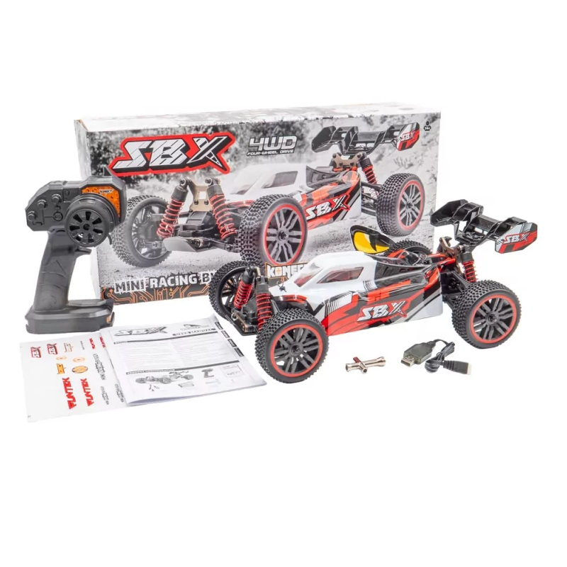 Funtek SBX Buggy 1/12eme XL Rouge / noir