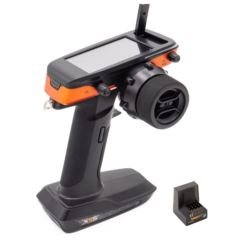 Radio Konect X9S + mini récepteur 4 voies étanche RG4CHWP