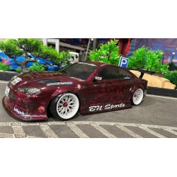 Carrosserie S15 Drift + aileron + support led + cache vitre/stickers