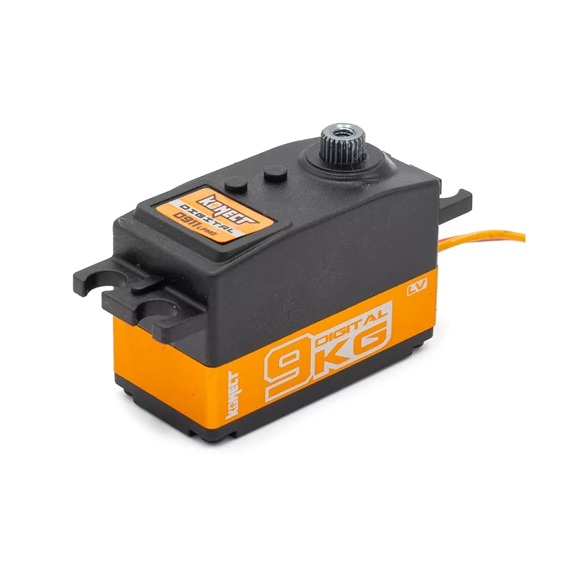 "Servo Low Profil Konect Digital 9kg-011s pignons métal"