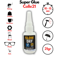 Super Glue Colle21 SLOW DRY