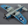 750mm F4U Corsair Warbird PNP kit - blue