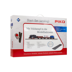 Piko 57113 Coffret de départ analogique avec locomotive vapeur 98-003 DB et 3 wagons marchandise Circus