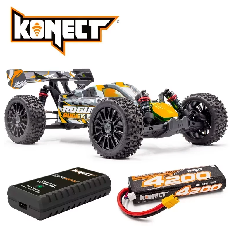 Rogue Buggy 2.0 1/8ème Brushless Orange version PACK