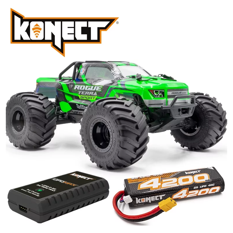 "ROGUE TERRA brushless SPORT vert-PACK accus et chargeur"